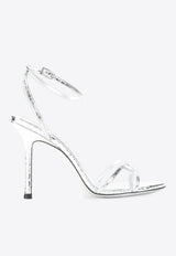 1998 Leo 100 Metallic Leather Sandals