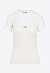 Layered Crewneck T-shirt