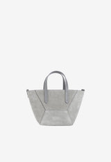 Duomini Suede Top Handle Bag