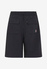 Elastic-Waist Bermuda Shorts