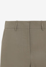 Wide-Leg Linen Pants