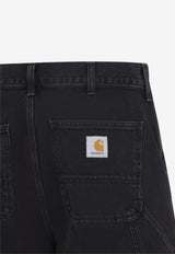 Double Knee Denim Shorts