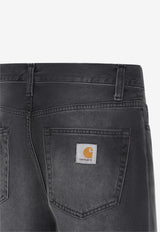 Landon Overwashed Straight-Leg Jeans
