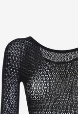 Daisy Net Long-Sleeved Jumpsuit
