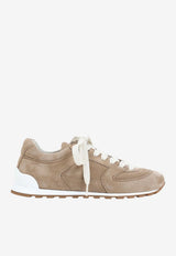 Slim Suede Low-Top Sneakers
