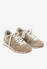 Slim Suede Low-Top Sneakers