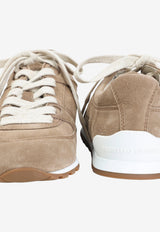 Slim Suede Low-Top Sneakers