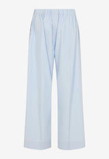 Elastic-Waist Pants with Pleat