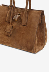 Small Sac De Jour Suede Tote Bag