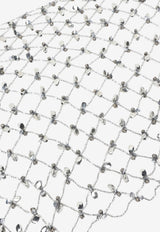 Beaded Mesh Scarf Necklace