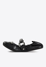 صندل فلات سيتي من الجلد