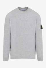 Logo Patch Wool Sweater