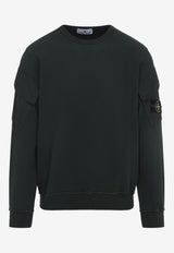 Logo Patch Pullover Sweatshirt