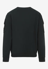 Logo Patch Pullover Sweatshirt