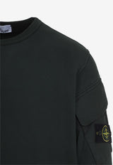 Logo Patch Pullover Sweatshirt