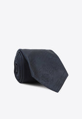Logo Jacquard Silk Tie