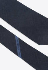 Logo Jacquard Silk Tie