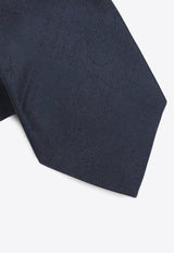 Logo Jacquard Silk Tie