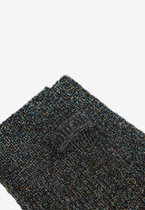 Knitted Silk-Blend Long Socks