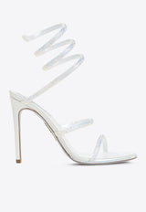 110 Cleo Crystal-Embellished Heeled Sandals