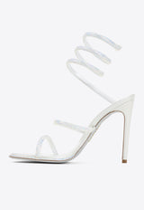 110 Cleo Crystal-Embellished Heeled Sandals