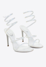 110 Cleo Crystal-Embellished Heeled Sandals