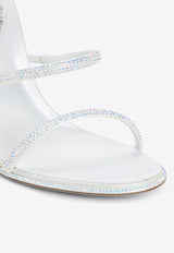 110 Cleo Crystal-Embellished Heeled Sandals