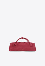 Teckel Suede Top Handle Bag