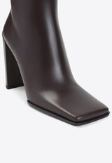 90 Square-Toe Ankle Boots