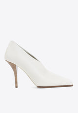Soft Square 90 Leather Pumps