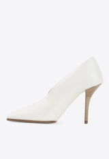 Soft Square 90 Leather Pumps