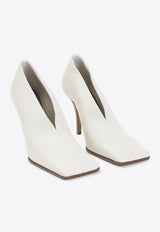 Soft Square 90 Leather Pumps