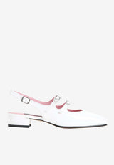 Peche 35 Patent Leather Slingback Pumps