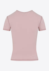 T-Uncuties Heart Logo Print T-shirt