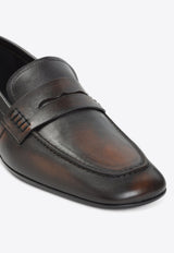 Essential Aged Leather Loafers