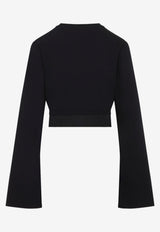 Grosgrain Long-Sleeved Top