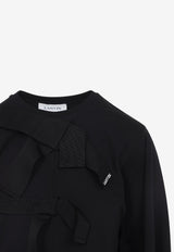 Grosgrain Long-Sleeved Top