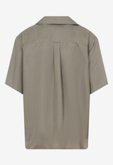 Printed Silk Bowling Shirt