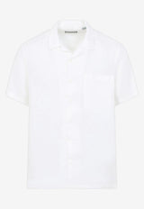 Short-Sleeved Linen Shirt