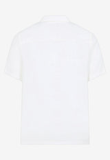 Short-Sleeved Linen Shirt