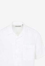 Short-Sleeved Linen Shirt