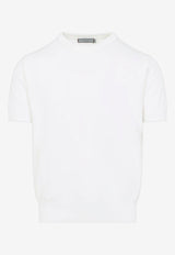 Ribbed Knit T-shirt
