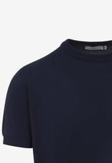 Ribbed Knit T-shirt