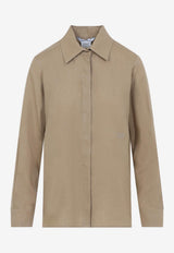 Falasco M Logo Long-Sleeved Shirt