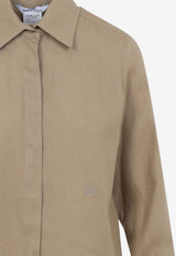 Falasco M Logo Long-Sleeved Shirt