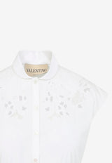 Broderie Anglaise Midi Dress