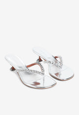 Gigi 45 Crystal Thong Sandals