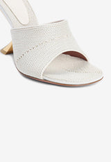 Taylor 90 Woven Raffia Mules