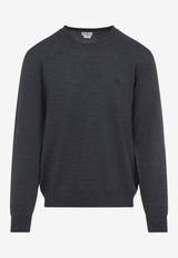 Pegaso-Embroidered Wool Sweater
