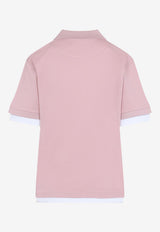 Logo-Embroidered Polo T-shirt